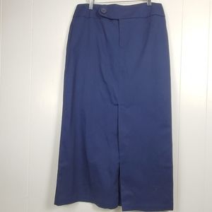 NWT Alanni Blue pencil skirt with slit size 10